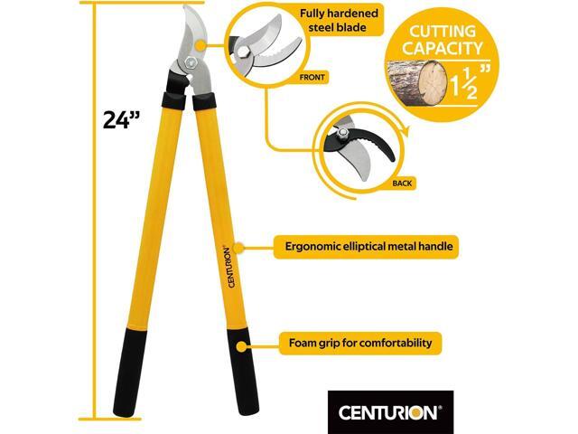 Centurion 1222 3-Piece Lopper, Hedge Shear & Pruner Combo Set, Heavy Duty Tree, Shrub & Bush Care Kit for Lawn, Garden & Yard, Ideal for Indoor &...