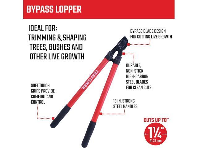 CRAFTSMAN CMXMKIT0170 Tree & Shrub Pruning Set with Bypass Pruning Shears, Bypass Lopper and Folding Pruning Saw