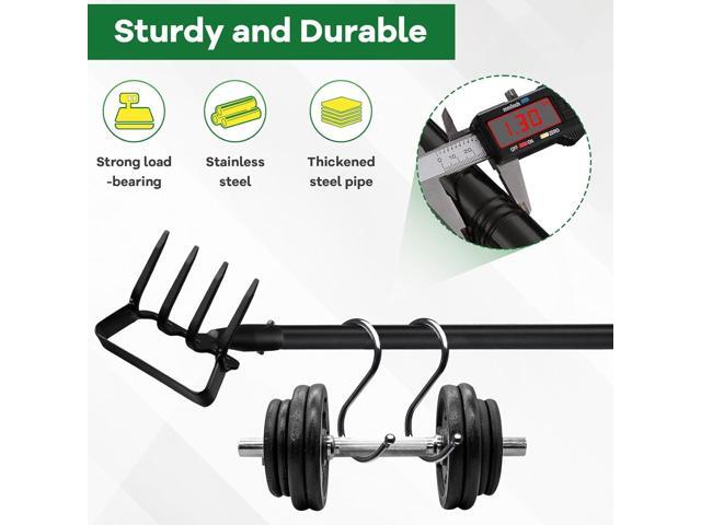 Garden Hoe, 62 Inch Weed Tool, Long Soil Tiller Cultivator, Heavy Duty Metal Stirrup Hoe Weeder Scraper Rake for Flower Beds, Patio, Garden...