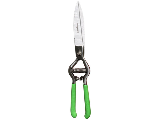 GARDEN GURU Hand Grass Clipper Scissors Classic Forged Steel Grass Shears Pruners Comfort Grip Handles Perfect for Hand Edging Lawn, Trimming...