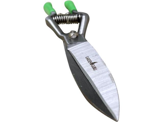 GARDEN GURU Hand Grass Clipper Scissors Classic Forged Steel Grass Shears Pruners Comfort Grip Handles Perfect for Hand Edging Lawn, Trimming...