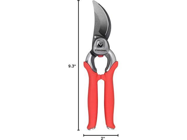 Corona BP 7200 Forged Pro Cut Bypass Hand Pruner, 1-Inch, Red