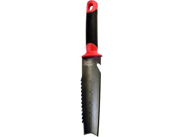 Radius Garden 17211 Root Slayer Soil Knife with Holster, Original Red