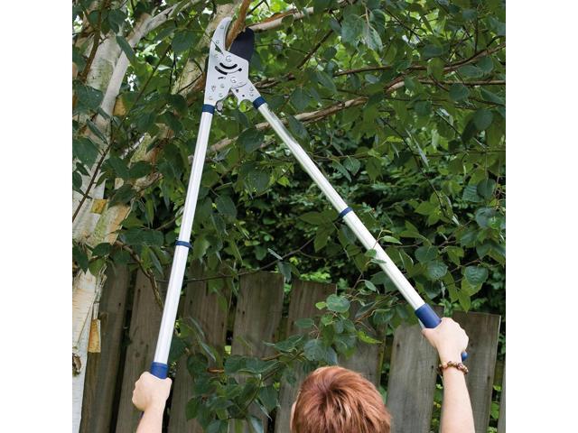 Spear & Jackson 8290RS Razorsharp Heavy Duty Telescopic Ratchet Anvil Loppers, Multicoloured