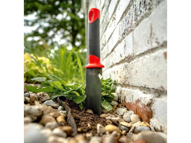 Radius Garden 17211 Root Slayer Soil Knife with Holster, Original Red