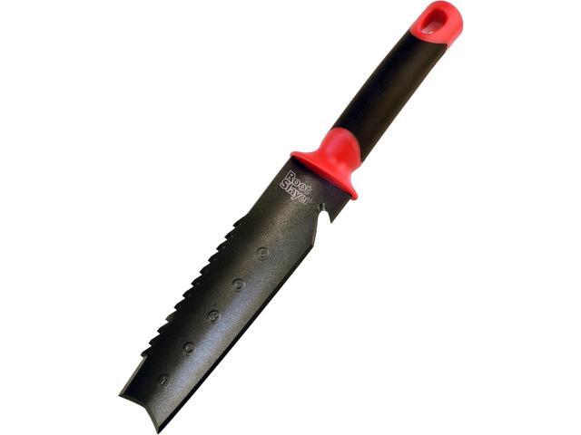 Radius Garden 17211 Root Slayer Soil Knife with Holster, Original Red
