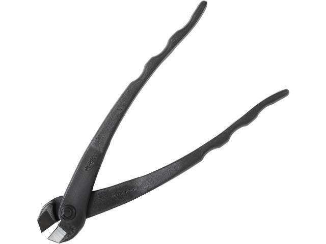 Wazakura Hanafubuki Hand Forged Bonsai Tree Wire Cutter MADE IN JAPAN 7.7inch (195mm), Japanese Garden Tool, Rounded Ends - Black