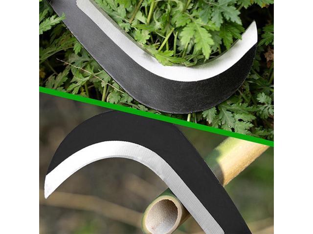Sickle Garden Tool Machete for Yard Work and Cutting Trees Heavy Duty Machetes Knife Brush Clearing Sickles with Carbon Steel Blade for Grass,...