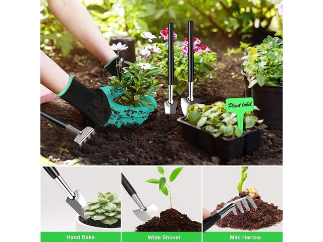 Bonsai Tools Kit- 24 PCS Bonsai Tree Kit Tools for Beginners, Bonsai Tool Set Bonsai Starter Trimming Care Kit Include Pruning Shears, Scissors, PU...