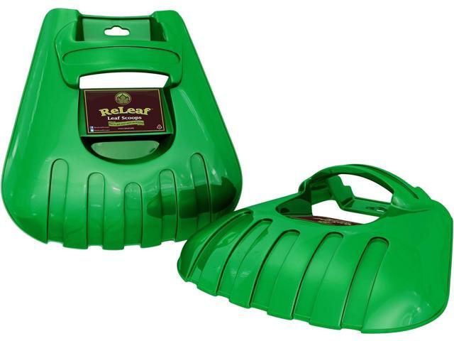GARDEASE ReLeaf Leaf Scoops: Ergonomic, Large Hand Held Rakes for Fast Leaf & Lawn Grass Removal
