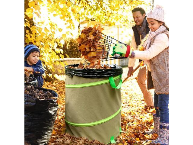 Colwelt Steel Leaf Scoops and Claws, Rugged Steel Leaf Scoop for Lawn and Garden Cleanup, Large Sized Leaf Grabber for Larger Pickup...