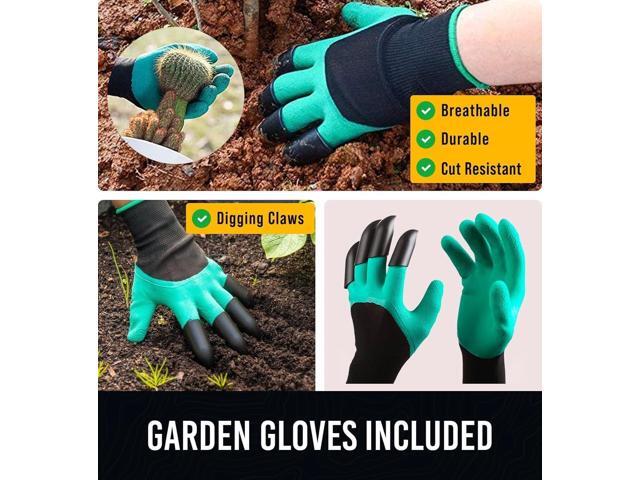 Heavy Duty Garden Tools 22 Pieces Floral Set - Rust Proof, Non-Slip, Durable Gardening Supplies - Ergonomic Hand Tools - Ideal Gardening Gifts for...