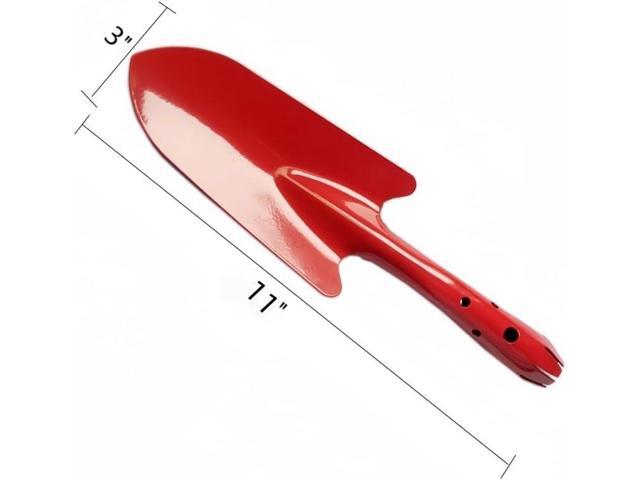 Mini Colorful Metal Hand Shovel, Trowel Set Garden Tools for Flower Soil Planting Digging Transplanting - Ideal Gardening Gift for Kids (Pack of 5)