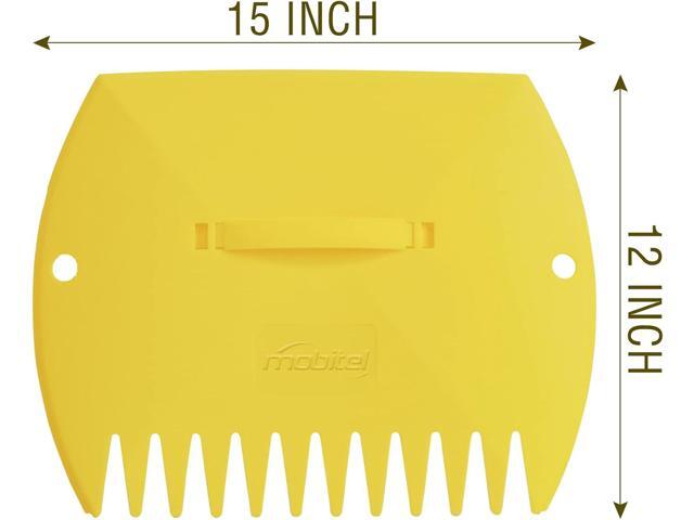 Mobitel Leaf Scoops Hand Rakes -Large Leaf Grabber for Picking Up Yard Leaves, Lawn Garbage and Grass Clippings