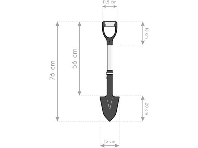 D-Handle Gardening Shovel with Cushioned Grip, Fiberglass Handle with Carbon Manganese Steel Blade, 30' Mini Handle, Yellow, for Raised Garden Beds...