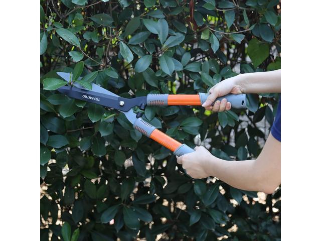 Garden Hedge Shears. Hedge Clippers & Shears SET with Super Pruning Shears. Heavy Duty Garden Clippers for Shaping Bushes Nicely. Hedge Scissors &...