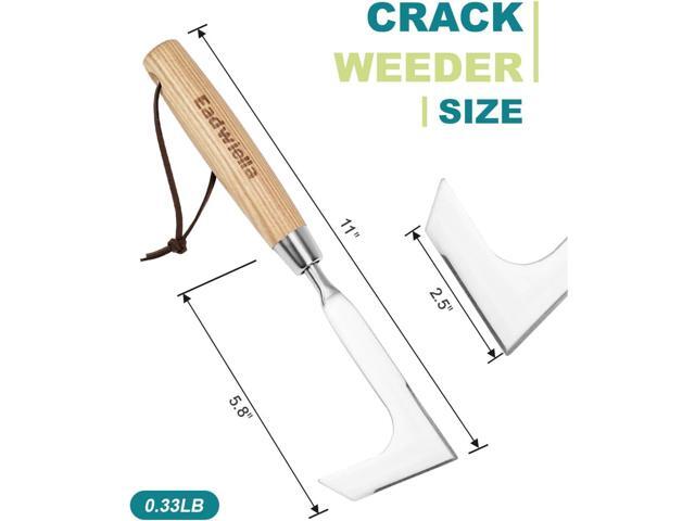Crack Weeder Crevice Weeding Tool for in Between Pavers Weed Removal Tool for Sidewalk Deck Paver Crack Weed Remover Cleaning Tool for Weeding...