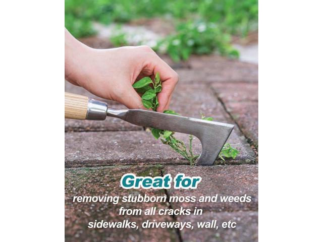 Crack Weeder Crevice Weeding Tool for in Between Pavers Weed Removal Tool for Sidewalk Deck Paver Crack Weed Remover Cleaning Tool for Weeding...