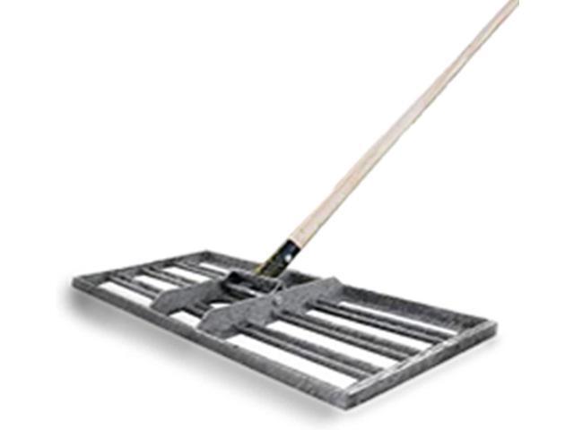 Levelawn Pro 30' Lawn Leveling Rake with 72' Handle Effortlessly Level Golf Courses, Lawns, & Gardens Easy Assembly, Stainless Steel Tray ...