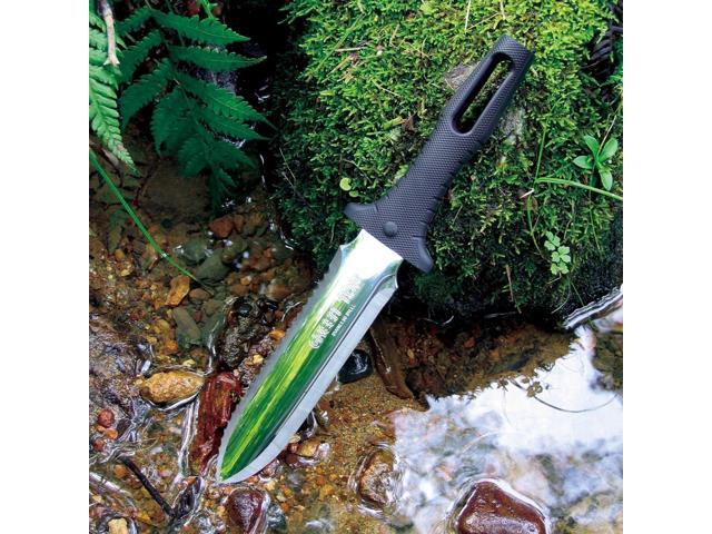 NJP801 Yamagatana S Hori Weeding & Digging Knife HRC58 Hardened Japanese Stainless Steel, 7.25-Inch Blade 5.5-Inch Ergonomic Plastic Handle
