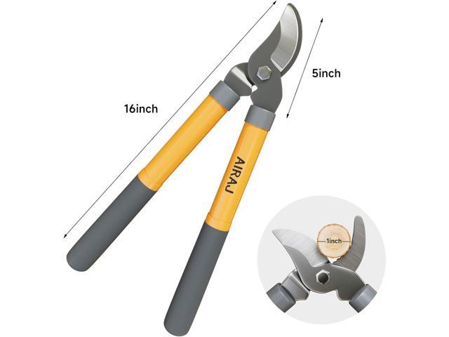 AIRAJ 16 Small Garden Loppers for Tree Trimming Branch Cutter with 1.5 Cutting Capacity Loppers for Gardening Tree Pruner Branch Trimmer ...
