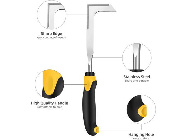 SWANSOFT Crack Weeder, Paver Weed Removal Tool, Crevice Weeding Tool for Sidewalk, Driveway and Garden