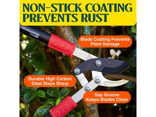 Haus & Garten PowerPRO Compound Action 29' Bypass Loppers - Use as loppers for tree trimming, branch cutters, heavy-duty garden pruning tree...
