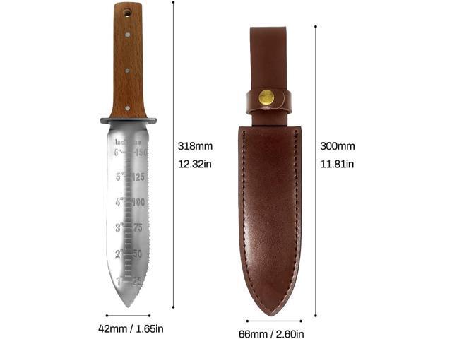 Minamino Hori Hori Garden Knife,Ideal for Gardening Weeding Digging Cutting Planting Landscaping