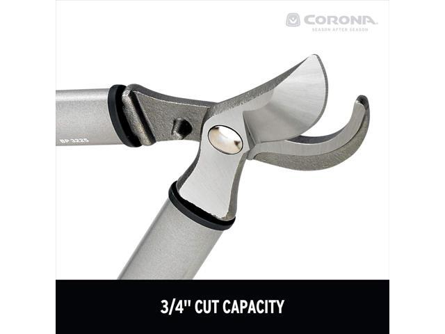 Corona BP 3225D Forged Steel ClassicCUT Bypass Hand Pruner - 3/4 inch Cut Capacity Stem and Branch Garden Shears, Red