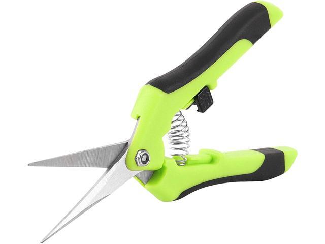 HAKZEON 15 Pack 6.5 Inch Professional Bud Trimming Scissors,Stainless Steel Micro-Tip Gardening Hand Pruners with Straight Blades, for Easy Pruning...