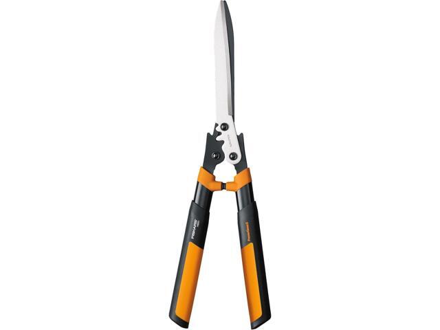 Fiskars 23-Inch Hedge Shears, Bush Trimmer with PowerGear2 Technology that Multiplies Power for Less Effort, SoftGrip Handles with Shock-Absorbing...