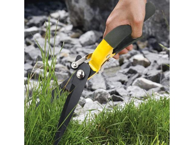 Jardineer Grass Shears Handheld, Razorsharp Hand Grass Clippers, Non-Slip Grass Clippers & Shears, Grass Shears Manual for Lawn, Hand Shears and...