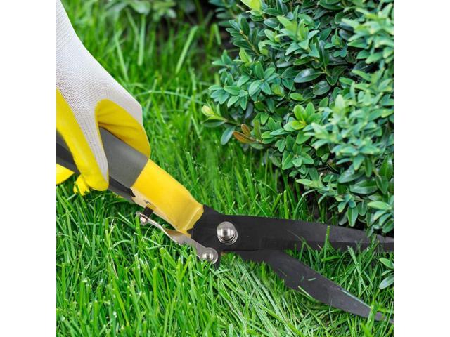 Jardineer Grass Shears Handheld, Razorsharp Hand Grass Clippers, Non-Slip Grass Clippers & Shears, Grass Shears Manual for Lawn, Hand Shears and...