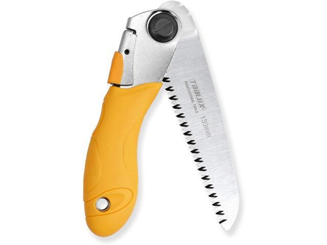 Folding Pruning Hand Saw 5 Inch Camping Wood Mini Small Saw Garden Tree Saws Japanese Pull Razor Teeth Saws Durable for Wood Branches Bone Camping...