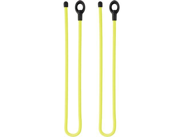 Nite IZE Gear Tie Loopable, The Original Reusable Rubber Twist Tie with Sturdy Integrated Loop, 24 Inch, Neon Yellow, 2-Pack, Made in The USA