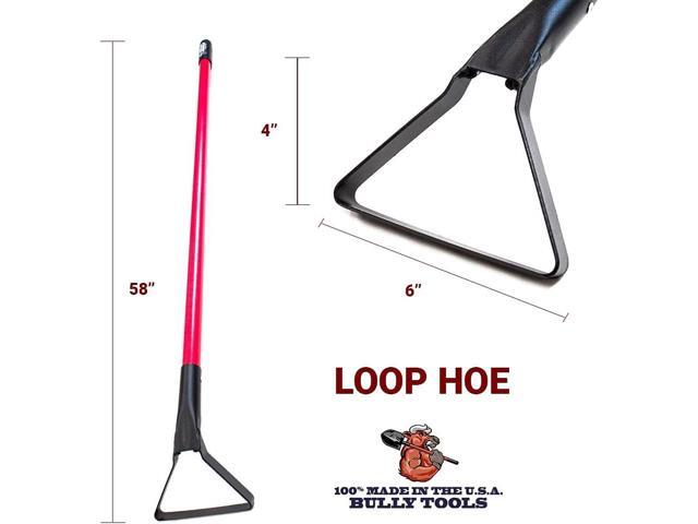 Bully Tools 92348 12-Gauge Loop Hoe with Fiberglass Handle