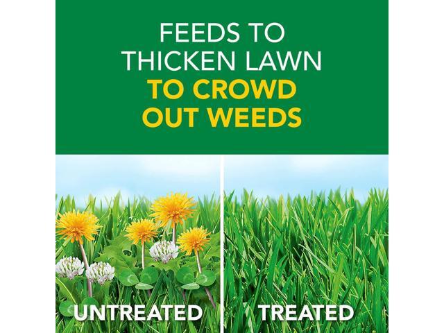 Scotts Turf Builder Weed & Feed3, Weed Killer Plus Lawn Fertilizer, Controls Dandelion and Clover, 15,000 sq. ft., 42.87 lbs.