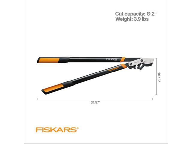 Fiskars 32-Inch Loppers for Tree Trimming, Heavy Duty, Low-Friction Sharp Steel Blade, Branch Cutter up to 2-Inch Diameter Cut Capacity, PowerGear2...