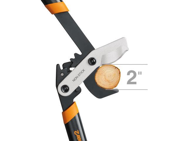 Fiskars 32-Inch Loppers for Tree Trimming, Heavy Duty, Low-Friction Sharp Steel Blade, Branch Cutter up to 2-Inch Diameter Cut Capacity, PowerGear2...
