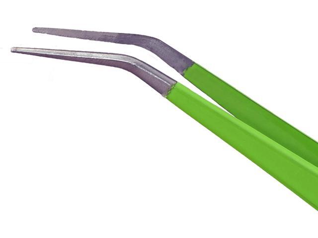 Chopstick And Succulents Long Stainless Steel Tweezers with Curved Tip. Ideal Tool for Cactus and Succulents Gardening