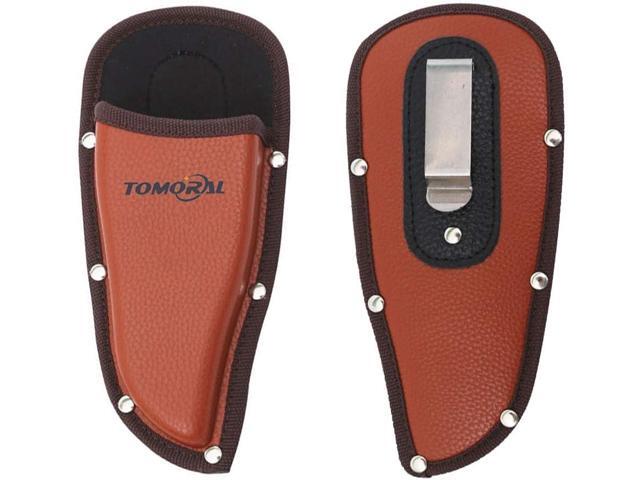 TOMORAL Pruner Holster Pruning Shears Hanging Pouch PU Leather Pliers Pruner Holder for Hand Pruner, Garden Shears,Clippers