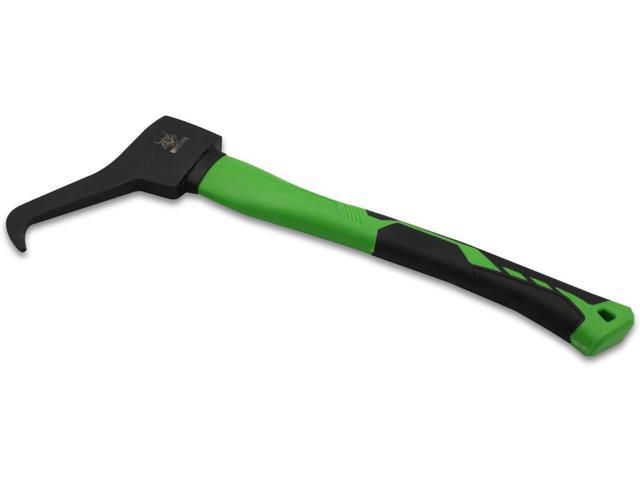 Hookaroon 15 Inch, Pickaroon Forged Steel, with Anti-Slip & Shock Reduction Grip, for Log Lifting and Moving Wood Firewood Tool