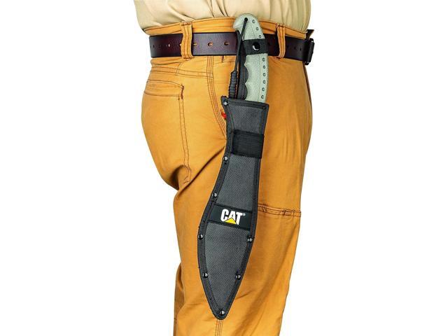 Cat Machete with Shoulder Strap Sheath,19 Inch, Stainless Steel Blade Knife with Ergonomic Comfort Tool Handle, Cut, Chop, Clear Brush, Garden,...