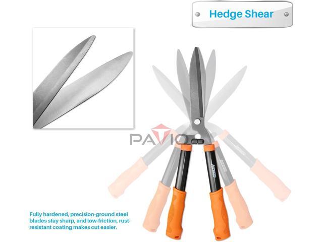 Patio Paradise Garden 3 Piece Tree and Shrub Lopper-Shears-Purner Set, Garden Tool Set Tree Trimmer Branch Cutter Kit
