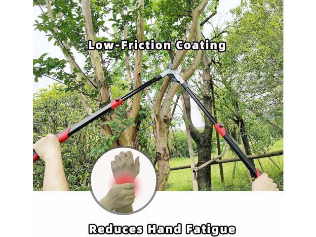 Loppers Branch Cutter Heavy Duty Tree Trimmer, Extendable 28-41' Tree Pruner with Compound Action, Tree Cutter with 2 Inch Clean Cut Capacity Chop...