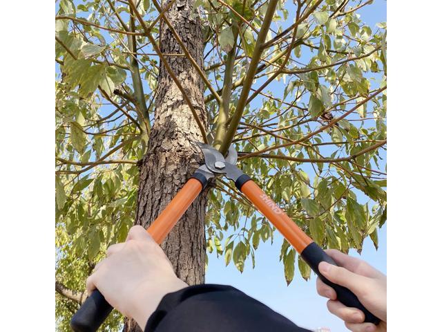 SHIND Bypass Lopper Lightweight and durable garden Clippers and Manual heavy-duty trimmer Set, Strength Saving Hardwearing Garden Shears Suitable...