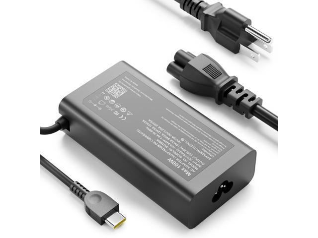 100W USB C Laptop Charger for Lenovo Yoga Thinkpad Dell Latitude Inspiron HP Spectre ASUS ROG Chromebook MacBook Acer MSI Computer Watt Compatible.