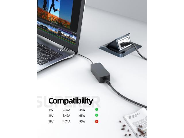 AC Charger Fit for Acer Aspire Vero AV14 AV15, 3 5 AMD Intel A314 A315 A317 A514 A515 A517, 3 5 Spin 14 A3SP14 A5SP14, Fit for Chromebook CBG516...