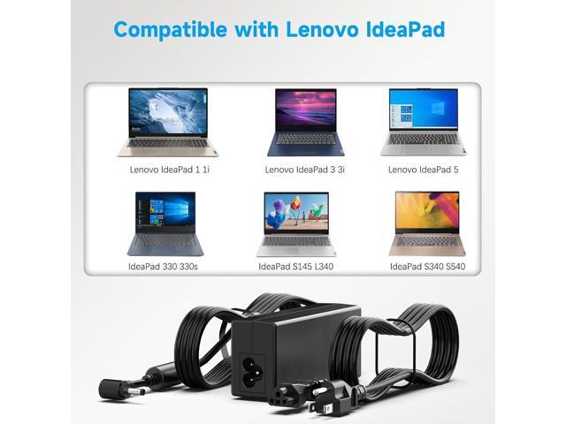65W Laptop Charger for Lenovo IdeaPad 1 3 5; IdeaPad 110 110S 310 320 330 330s 510 520 530s 710s AC Adapter; IdeaPad S145 S340 S540 L340 Power...