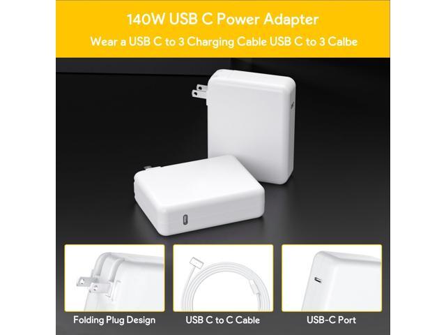 140W Mac Book Pro Charger,Compatible with Pro(16 inch 2021-2023)&(14 inch 2023),Air (13-15 inch 2021-2024),Include a USB C to T -Tip 3 Magnetic...